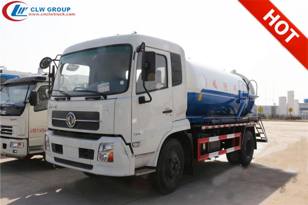 العلامة التجارية الجديدة Dongfeng 4X2 10000litres شاحنة تصريف مياه الصرف الصحي