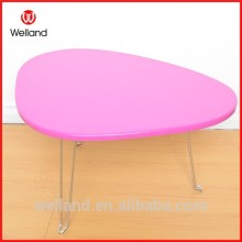 small furniture korean folding table and study table with metal tabl leg