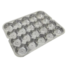 Clear PVC Plastic Apple Trays - 20 PCS per Pack
