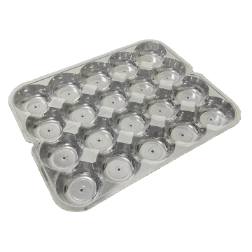 Clear PVC Plastic Apple Trays - 20 PCS per Pack
