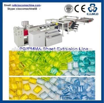 PS/PMMA SHEET PRODUCTION LINE, ACRYLIC SHEET EXTRUDER, PLEXIGLASS SHEET EXTRUDER, PMMA SHEET EXTRUDER FOR LED LIGHTING