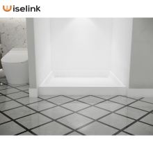 solid surface artificial stone small shower pan