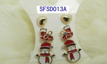 Fashion Jewelry Christmas Serise-Lovely Earring 3pairs/Card