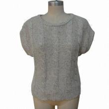 Women's sweater, in speck yarn