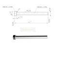 Poinçon de précision ISO 8020 Usinage de poinçons de coupe