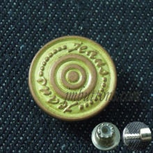 jeans round buttons , metal copper buttons with different style