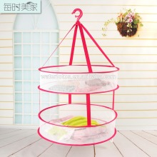 2016 hot sale hanging foldable mesh laundry basket