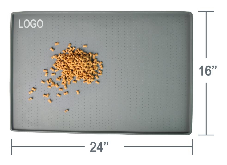 dog feeder mat size