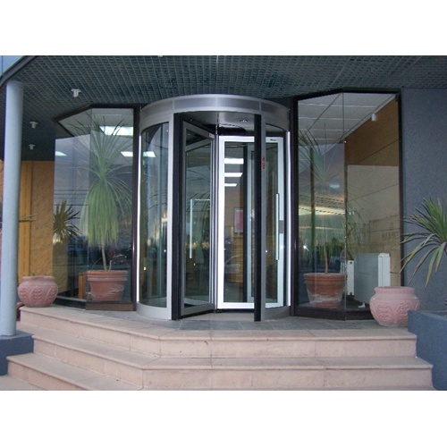 Four-wing Automatic Revolving Door with manual mode