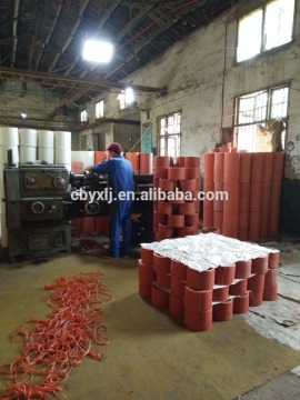 SBR/ NBR /PU iron drum rice Rubber Roller, rice husking Rubber Rollers