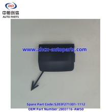 Front bumper towing hook cover for Qiyuan Q05