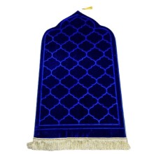 Islamic Travel Prayer Mat: Thick Rug Prayer Mat - Padded Portable Prayer Mat Rug