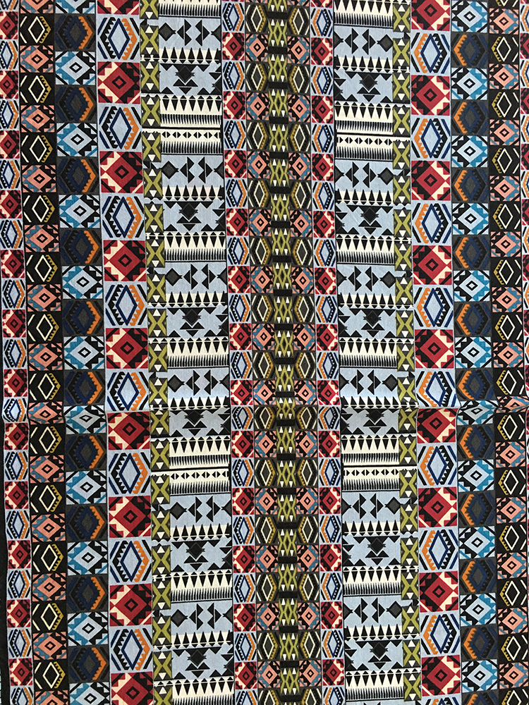 Ethnic Design Rayon Challis 30S Printing Woven Fabric