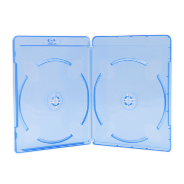 Plastic 14mm 2 Discs Blu-Ray DVD Case bluray Movies CD DVD media Slim packing box