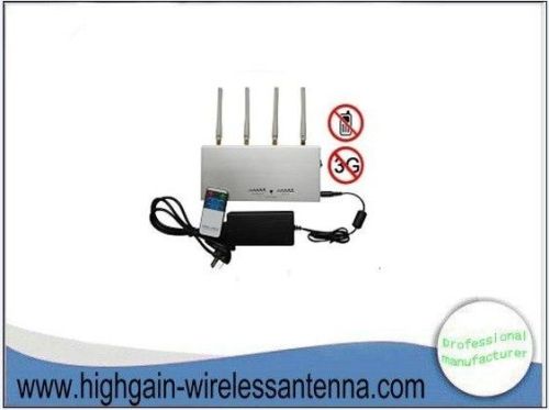 Four Band Dcs Signal Breaker Remote Mobile Phone Signal Jammer Use For Universities