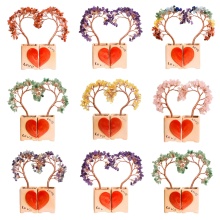 Raw Stone Raw Stoe Couple Copper Tree Ornament(2PCS/SET)