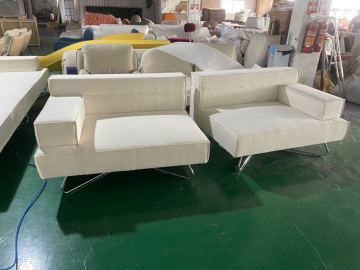 Modern Lounge Seating Couch Minimalist White Lounge Sofa