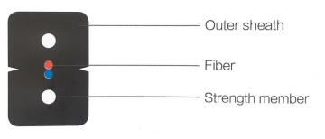 Indoor Bow-Type Drop Cable