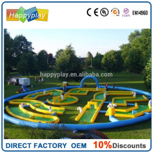 Inflatable golf field for park inflatable mini golf for sale