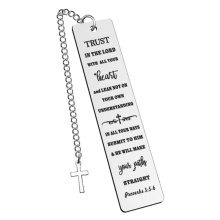Stainless Steel Bookmarks with Inspirational Quotes - Positive Energy Gifts for Reading Lovers