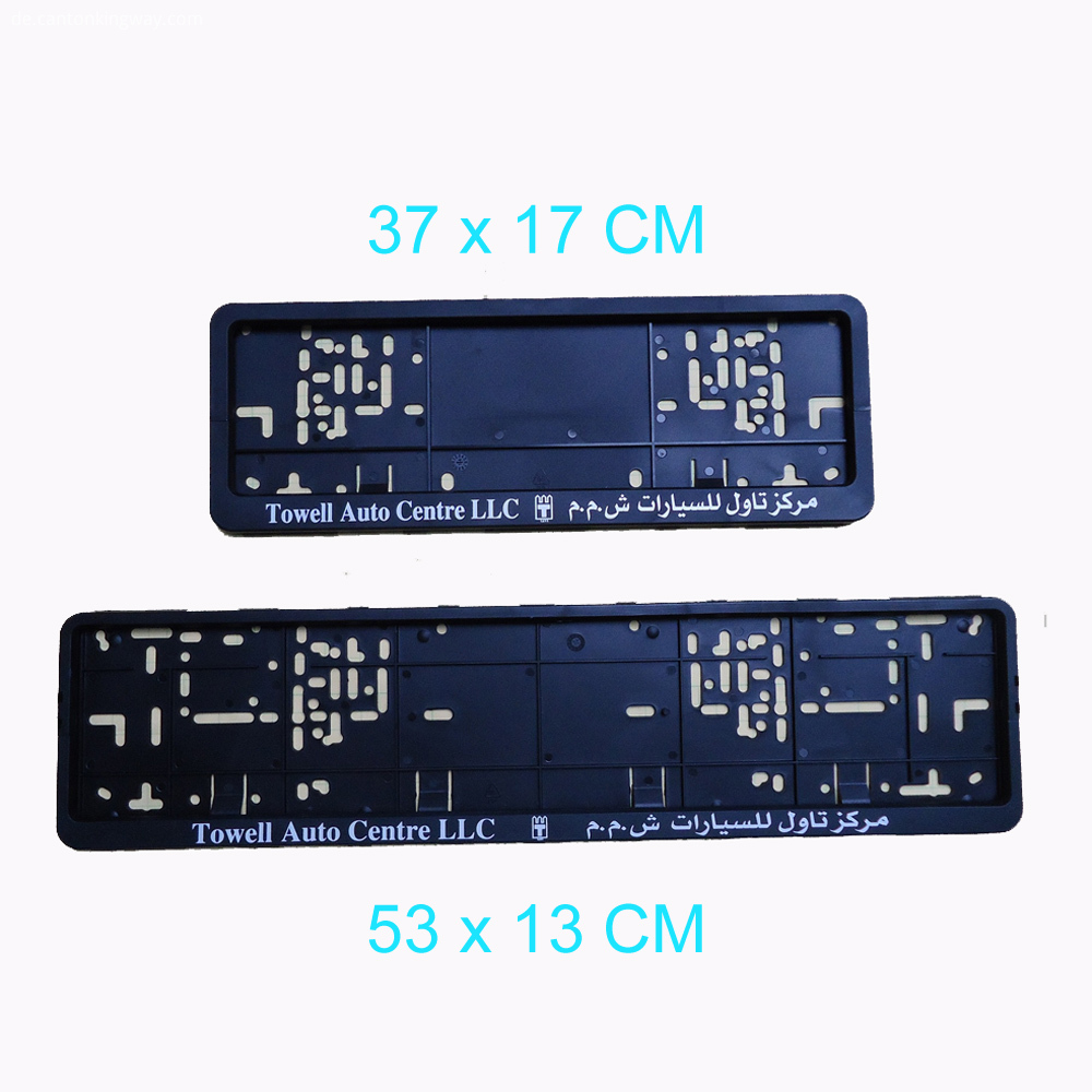 Both License Plate Frame With Towell Auto Print S