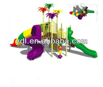 Cartoon plastic slide combination