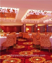 Floral design wall to wall carpet suitable for hotel
