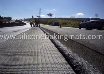 Bitument Coated Fiberglass Geogrid Geocomposite