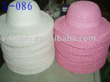 twisted paper straw hat