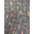 Texture Flower Rayon Challis 30S Light Printing Fabric