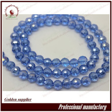machine polished 128 faceted round beads for jewelry