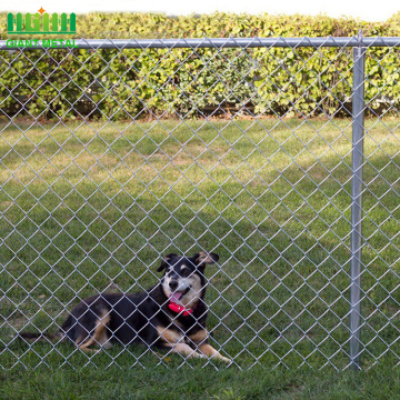 Diamond chain wire mesh security metal fence