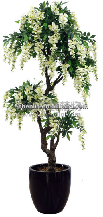 artificial wisteria tree,layered 7 feet tree,indoor flowering tree