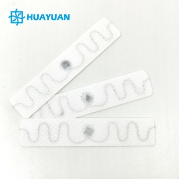 Hotel Towel Tracking Polyester Textile ISO18000-6C Fabric Washable RFID Line Tag Passive UHF Smart Linen Laundry Tag
