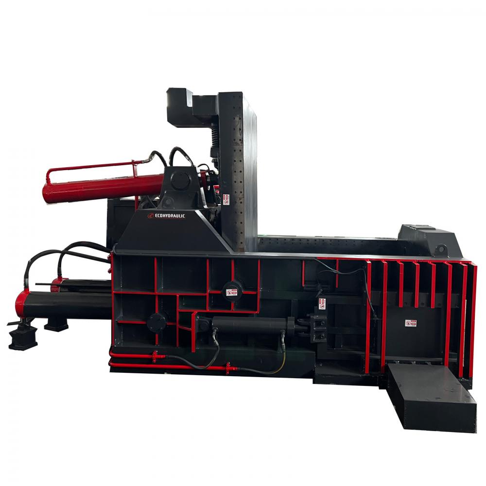 Mobile Hydraulic Scrap Metal Side Push Bale Press