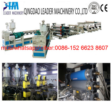 pp pe plastic stationery plate extrusion line