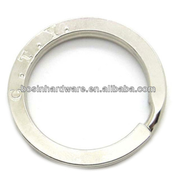 Fashion High Quality Metal Engravable Split Key Ring