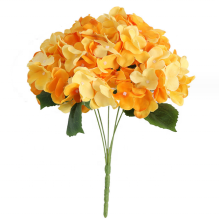 Spring Autumn Artificial Hydrangea Flower Bouquet for Wedding Decoration
