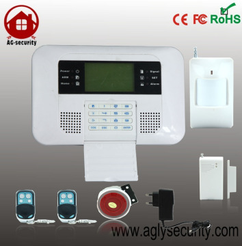 LCD Display GSM PSTN Dual Network Alarm System
