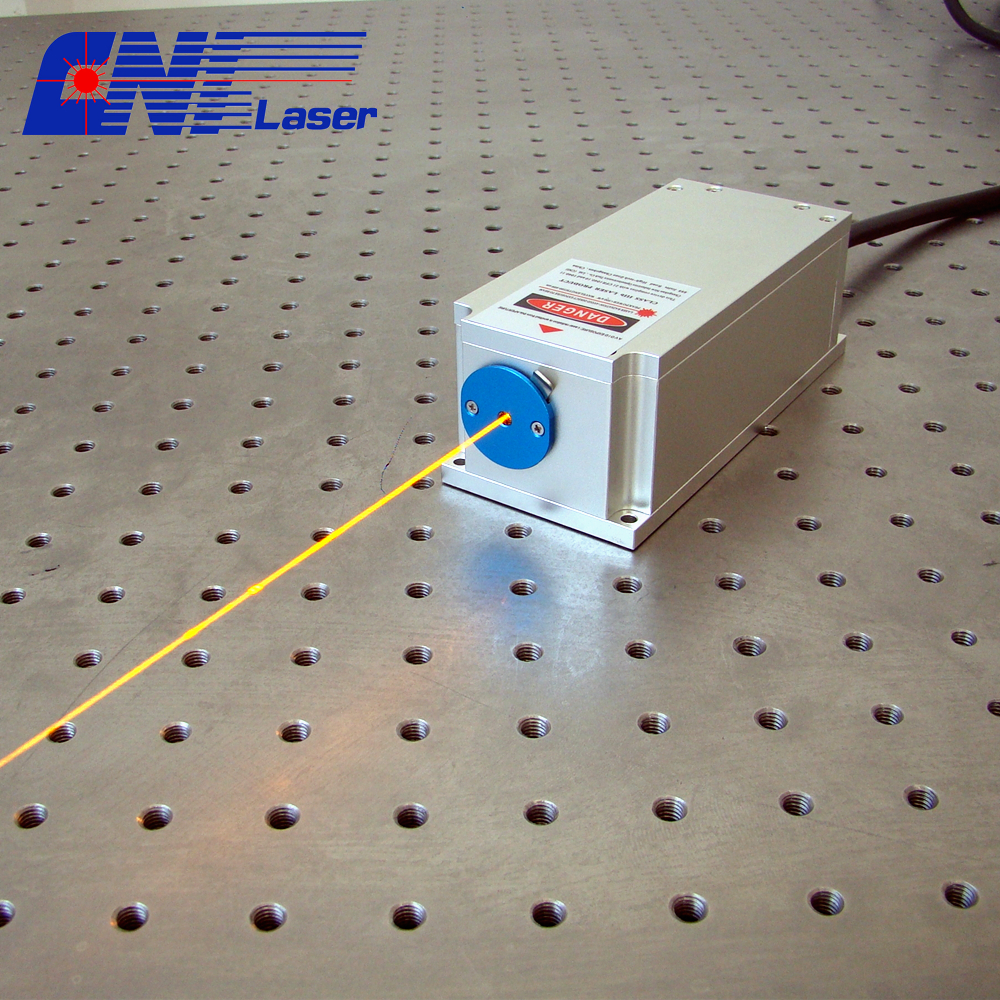 200mW 589nm narrow linewidth laser for spectrum analysis