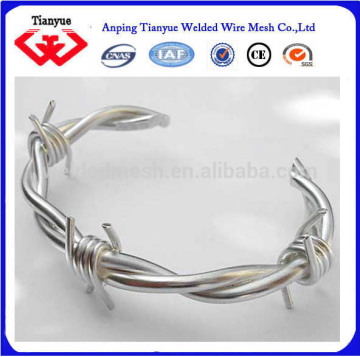 electro galvanzied barbed wire