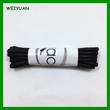 Custom aglet waxed dress shoelace string packaging