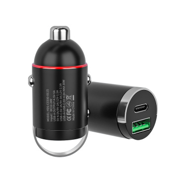 PD30W QC3.0 Fast Car Charger för telefon