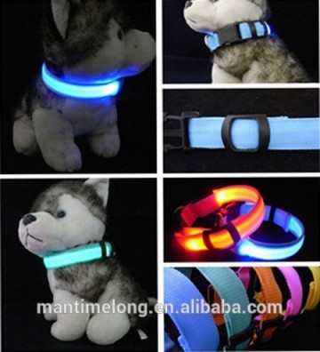 led pet collar rechargable pet led collar