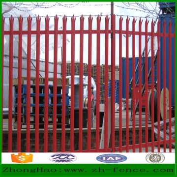 Factory directly sale widely used and cheap europ fence/palisade fence and fence gate