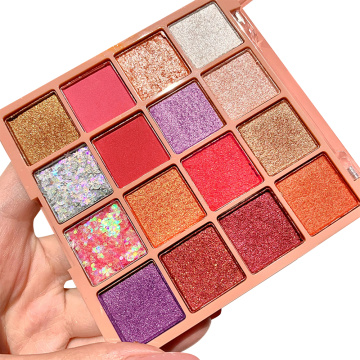 Paleta de sombras de ojos de 16 colores