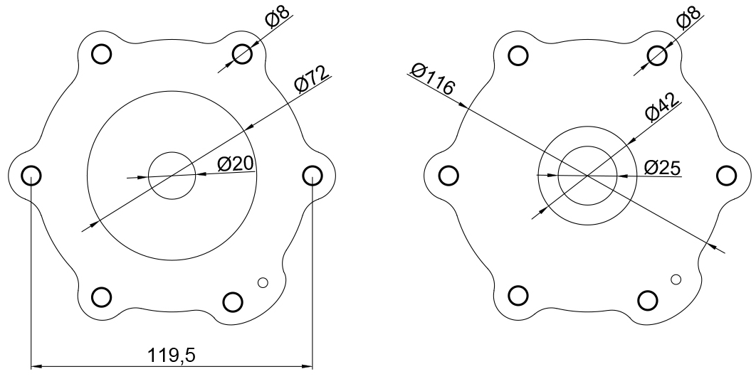 DB114/C Repair Kit Diaphragm For 1.5'' Mecair Pulse Valve