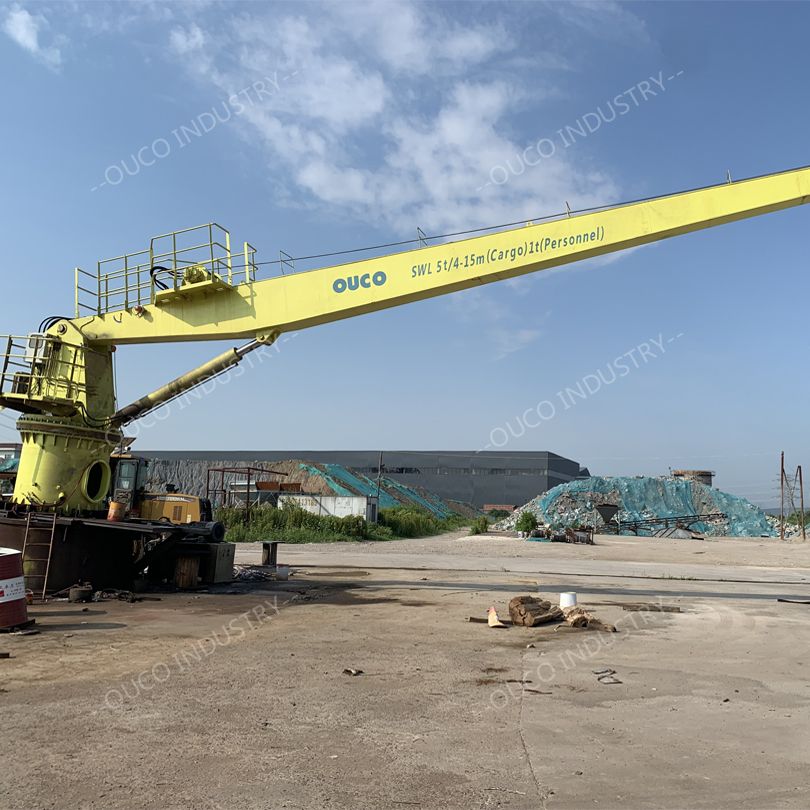 OUCO Custom Stiff Boom Telescopic Crane 5T15m, CCS -zertifizierter Kran