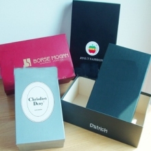 2-Piece Paper Shoe Box Paper Gift Box for Shoes Cardboard Shoe Box with Custom Logo (HSZS027)