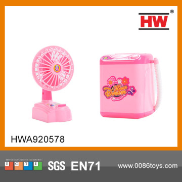 Kids Mini Plastic B/O Washing Machine & Fan